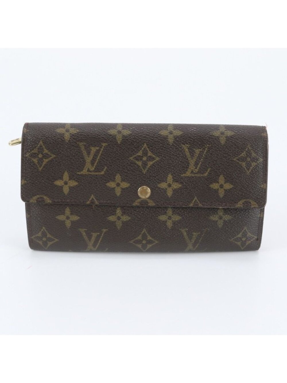 Louis Vuitton Monogram Portefeuille Sarah Leather Wallet